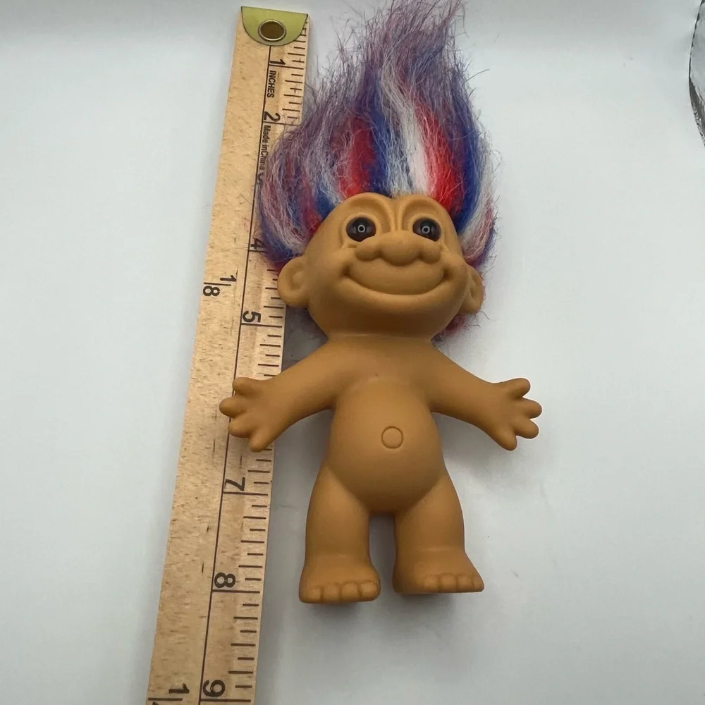 Russ Troll Doll‎ Red White and Blue Hair